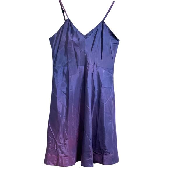 Vintage Purple Strappy Slip Dress size Medium - Picture 5 of 12